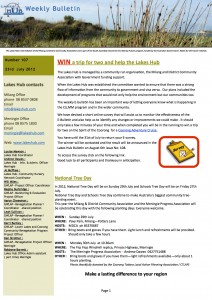 Lakes Hub Bulletin, No 107